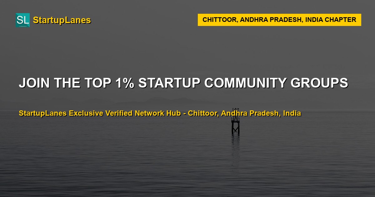 Startup WhatsApp Groups in Chittoor