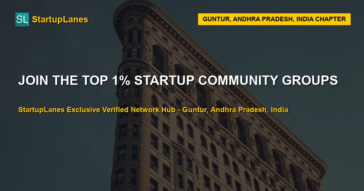 Startup WhatsApp Groups in Guntur