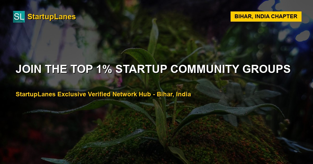 Startup WhatsApp Groups in Bihar