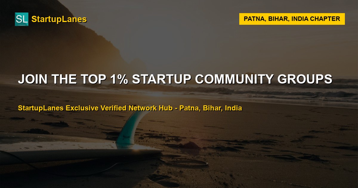 Startup WhatsApp Groups in Patna