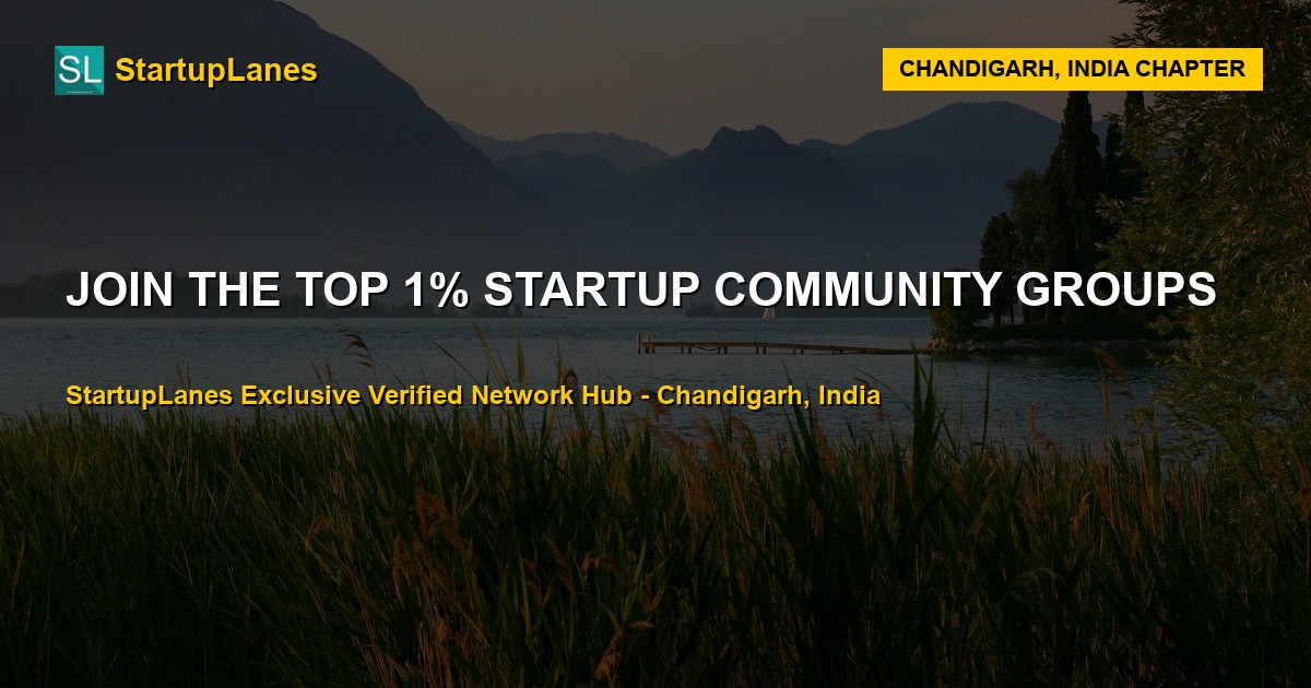 Startup WhatsApp Groups in Chandigarh