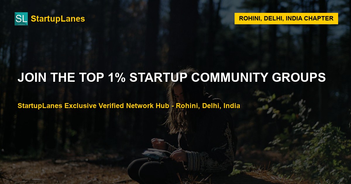 Startup WhatsApp Groups in Rohini