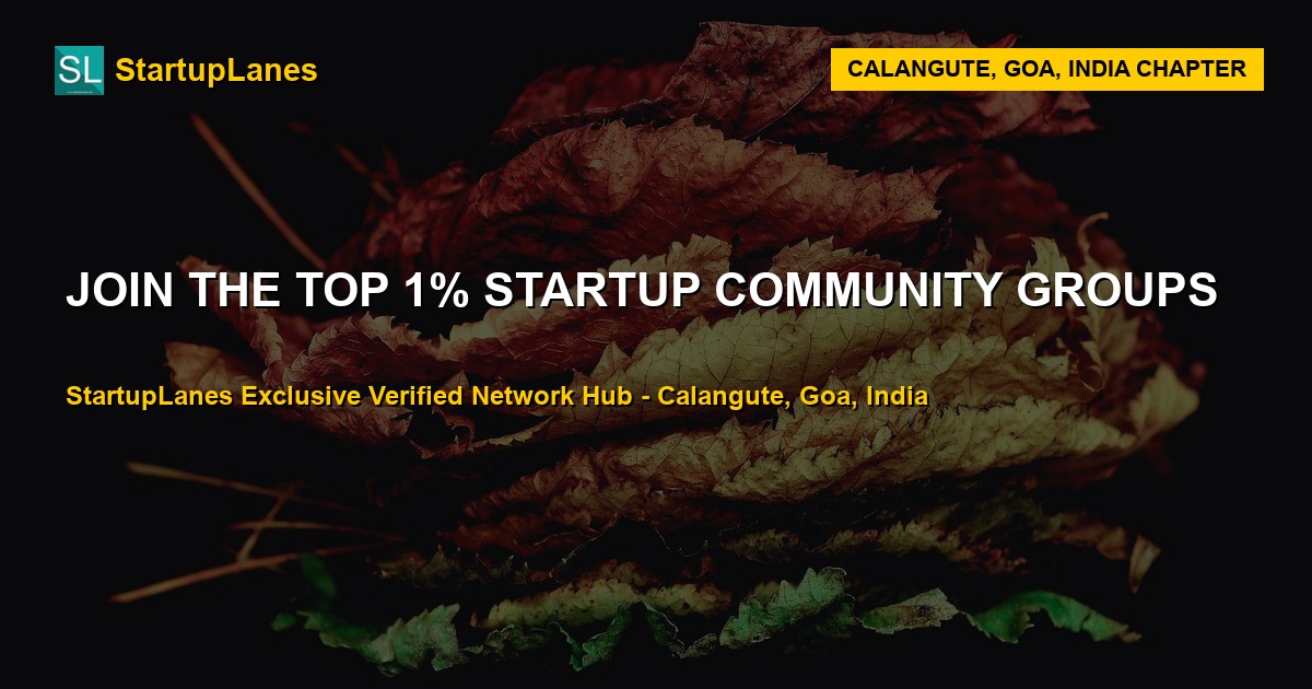 Startup WhatsApp Groups in Calangute