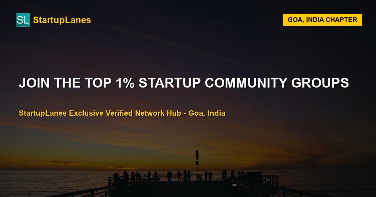 Startup WhatsApp Groups in Goa