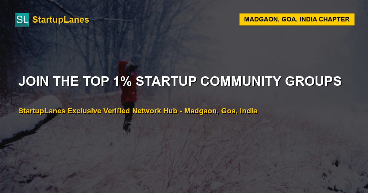 Startup WhatsApp Groups in Madgaon