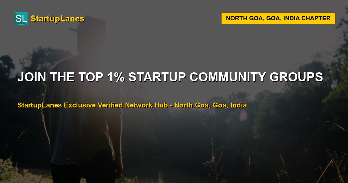 Startup WhatsApp Groups in North Goa