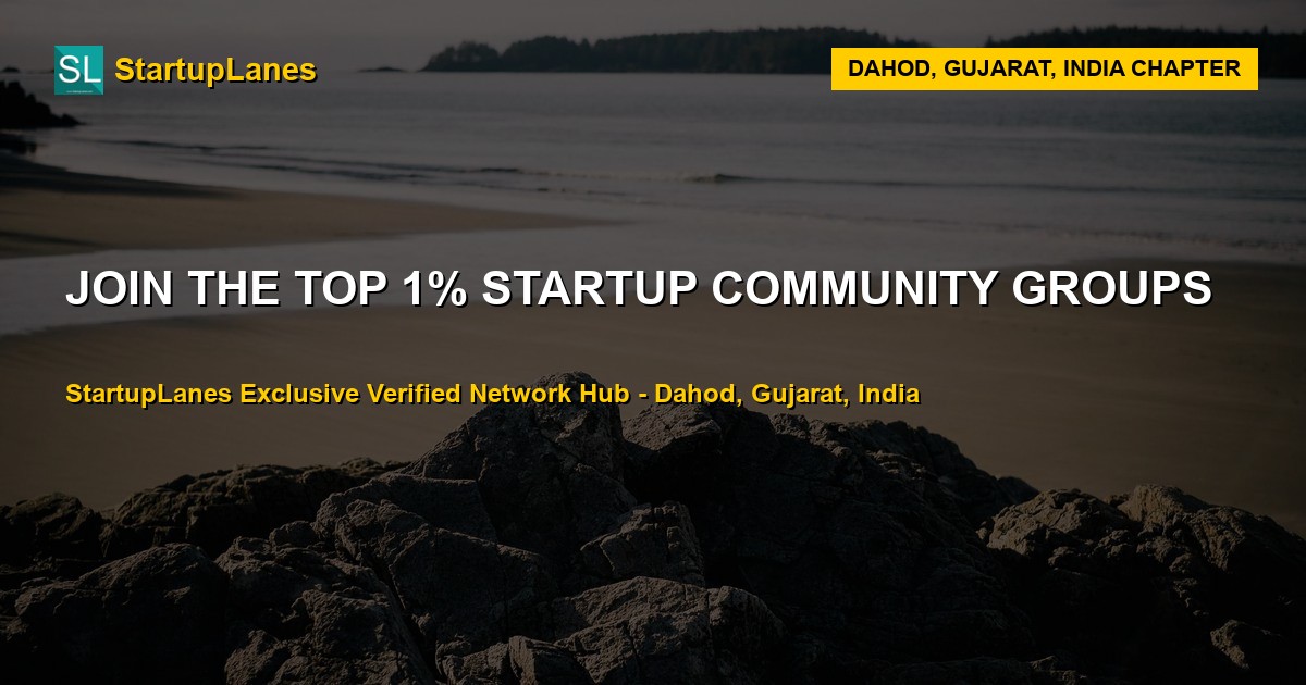 Startup WhatsApp Groups in Dahod