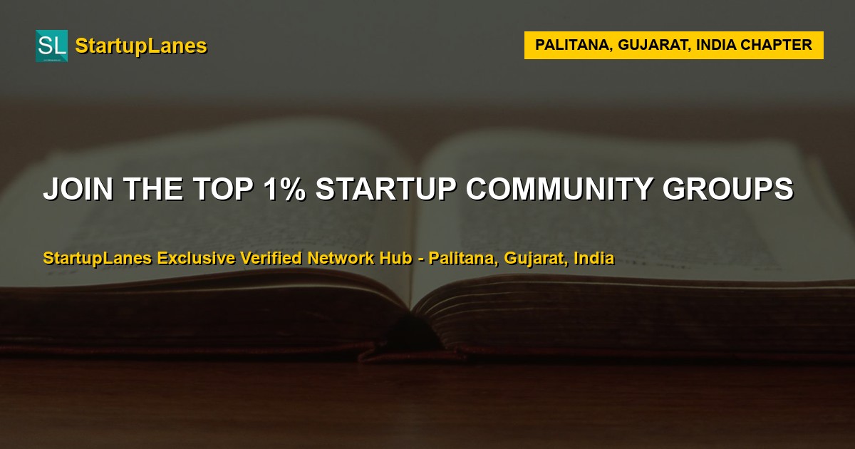 Startup WhatsApp Groups in Palitana
