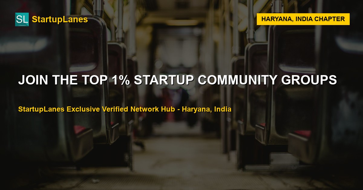 Startup WhatsApp Groups in Haryana
