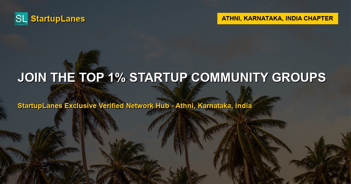 Startup WhatsApp Groups in Athni