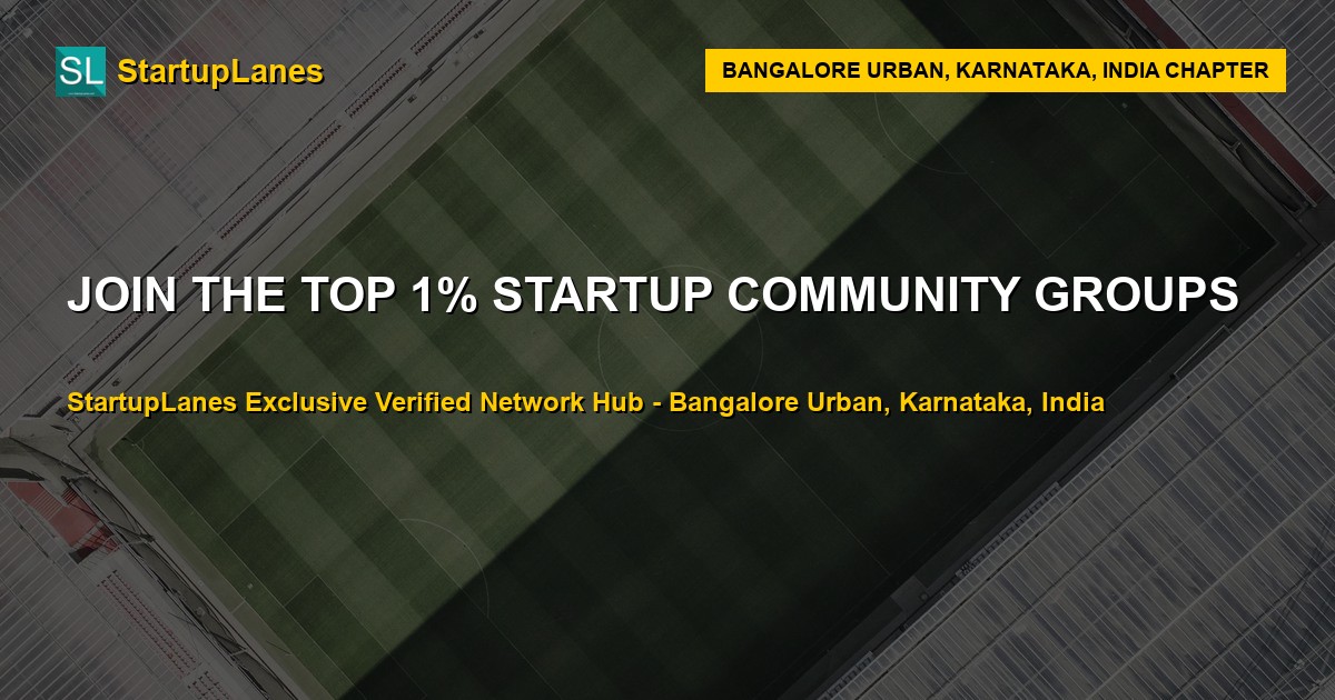 Startup WhatsApp Groups in Bangalore Urban