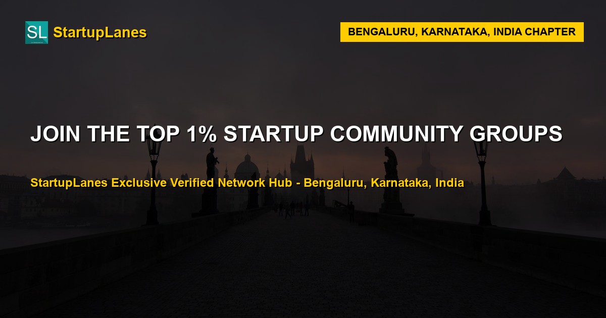 Startup WhatsApp Groups in Bengaluru