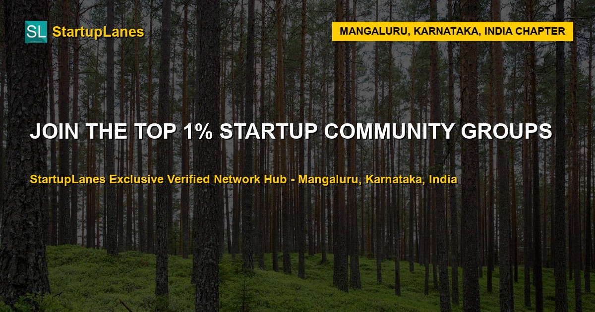 Startup WhatsApp Groups in Mangaluru