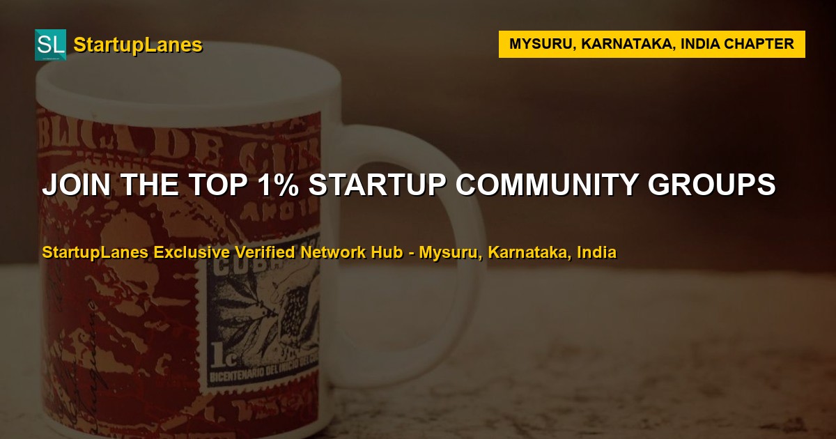 Startup WhatsApp Groups in Mysuru