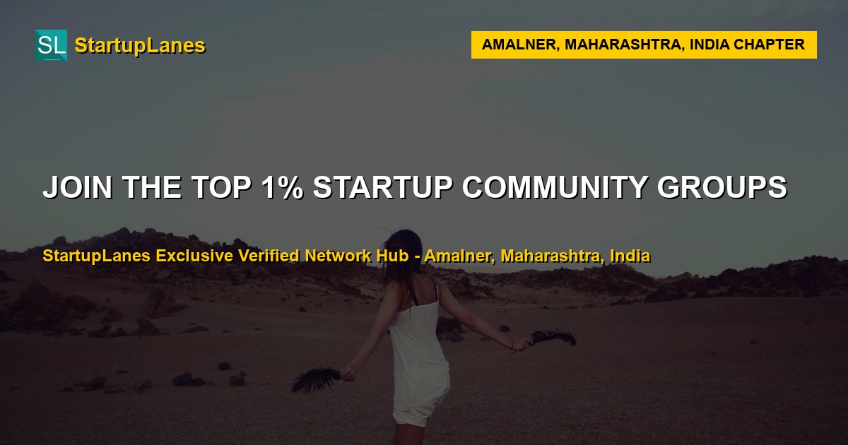 Startup WhatsApp Groups in Amalner