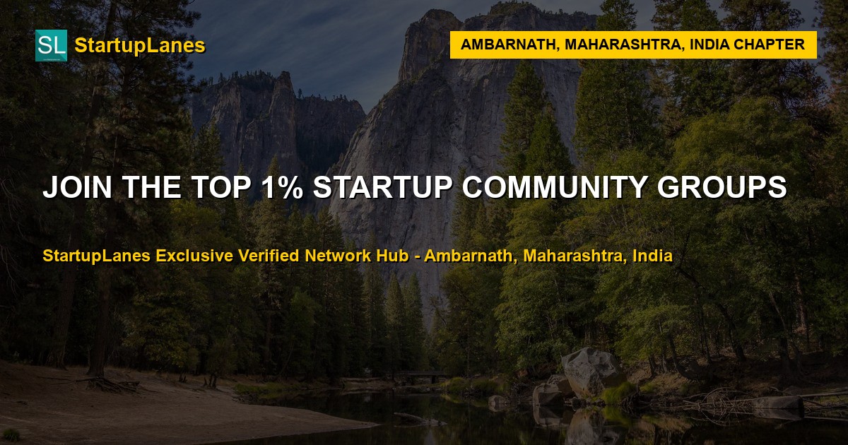 Startup WhatsApp Groups in Ambarnath
