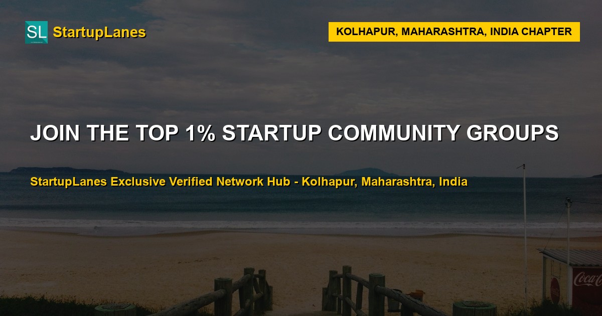 Startup WhatsApp Groups in Kolhapur