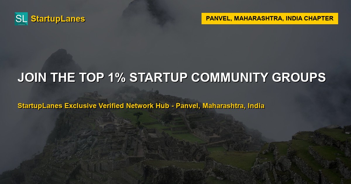 Startup WhatsApp Groups in Panvel