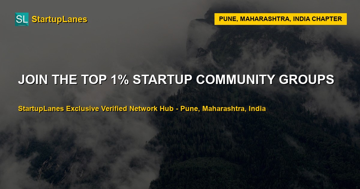 Startup WhatsApp Groups in Pune