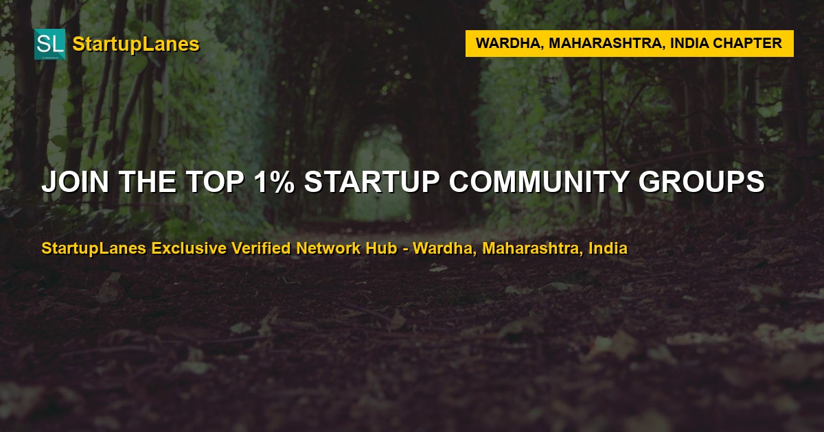 Startup WhatsApp Groups in Wardha