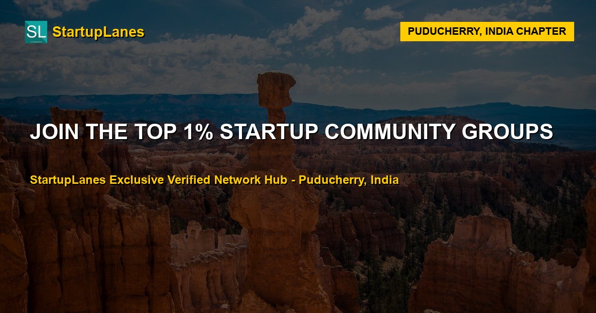 Startup WhatsApp Groups in Puducherry
