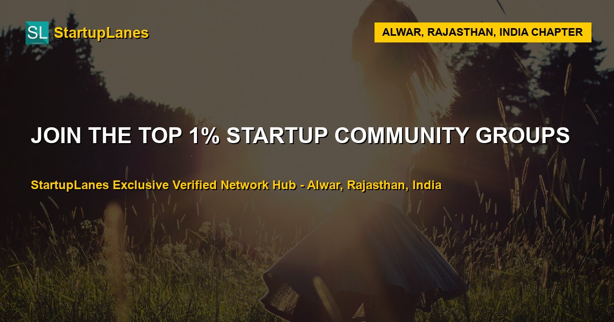 Startup WhatsApp Groups in Alwar