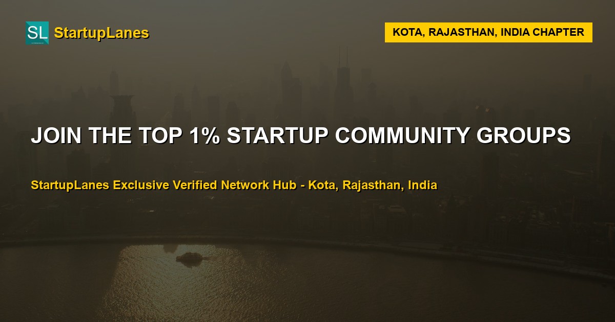 Startup WhatsApp Groups in Kota