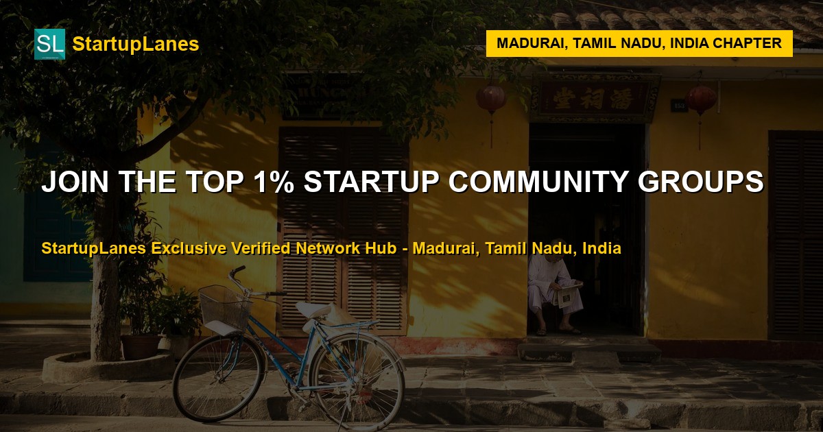 Startup WhatsApp Groups in Madurai