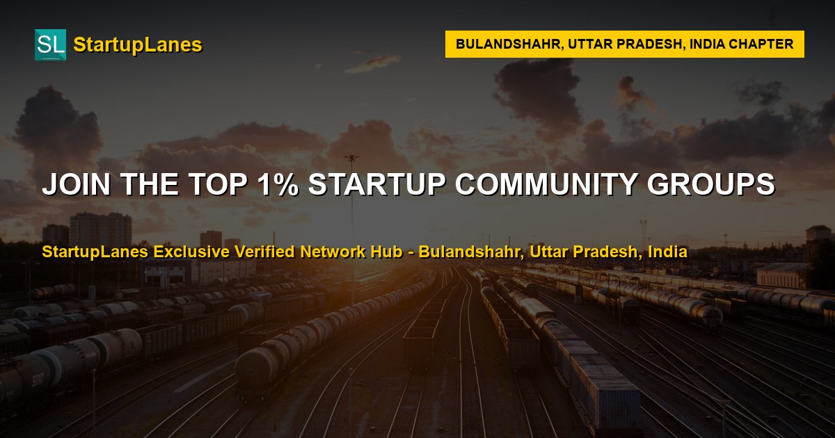 Startup WhatsApp Groups in Bulandshahr
