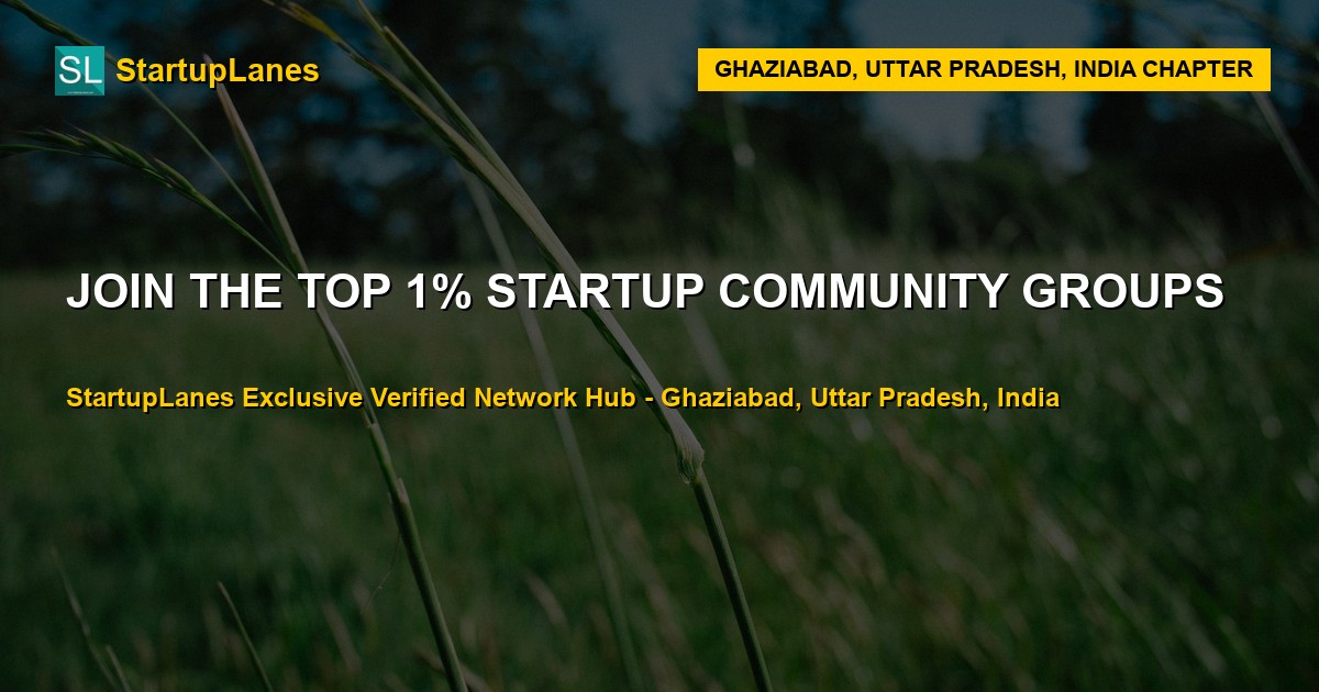Startup WhatsApp Groups in Ghaziabad