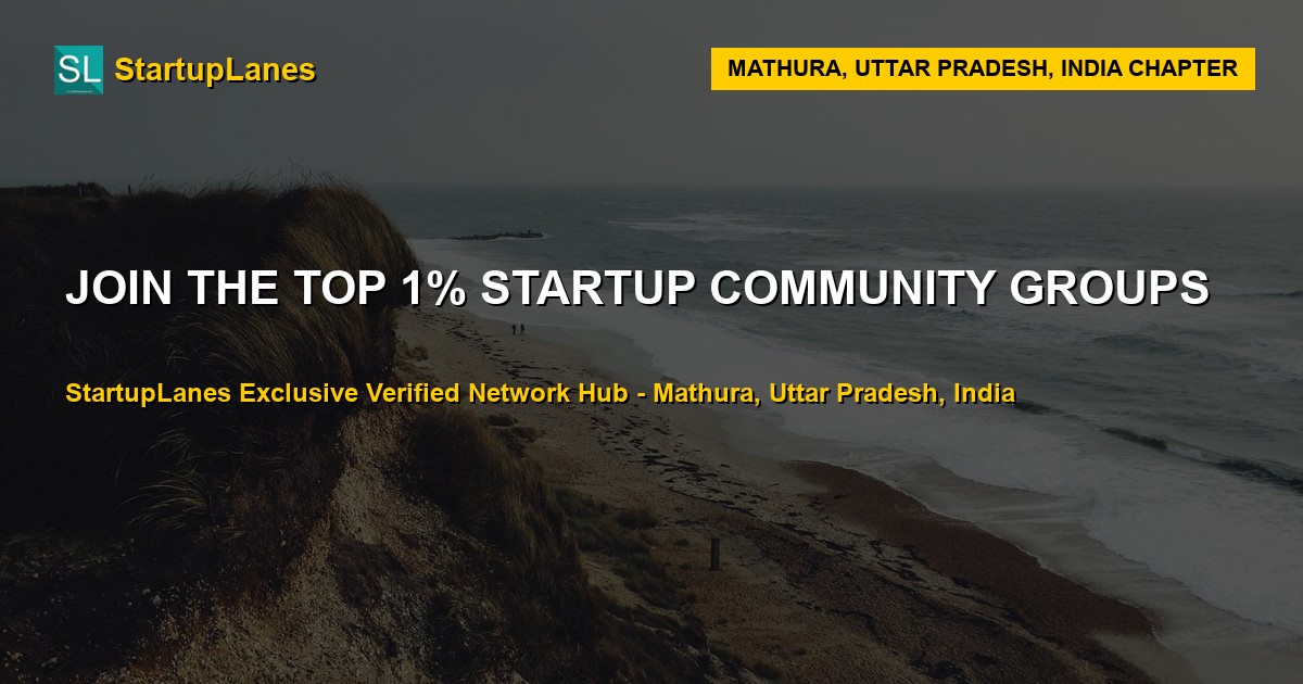 Startup WhatsApp Groups in Mathura