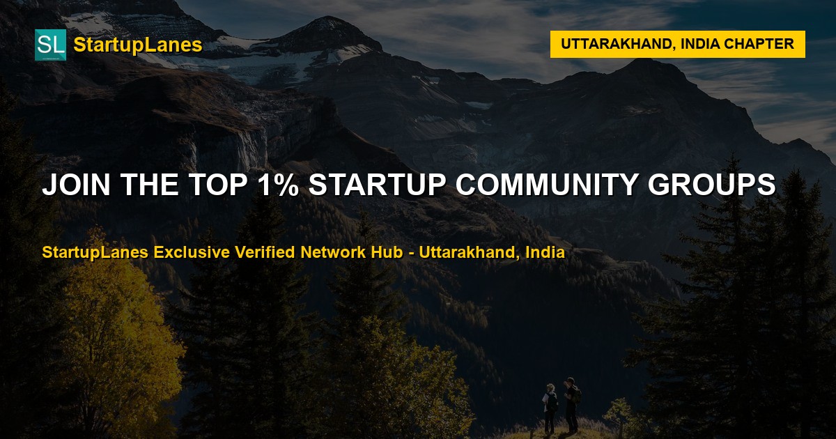 Startup WhatsApp Groups in Uttarakhand