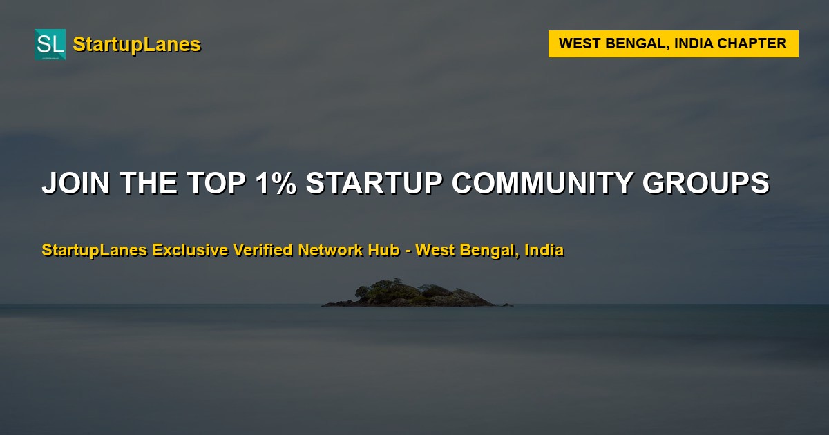 Startup WhatsApp Groups in West Bengal