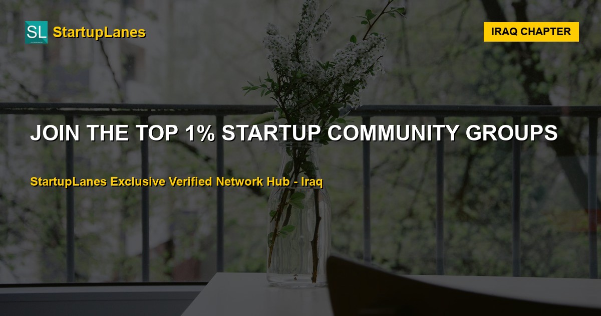 Startup WhatsApp Groups in Iraq