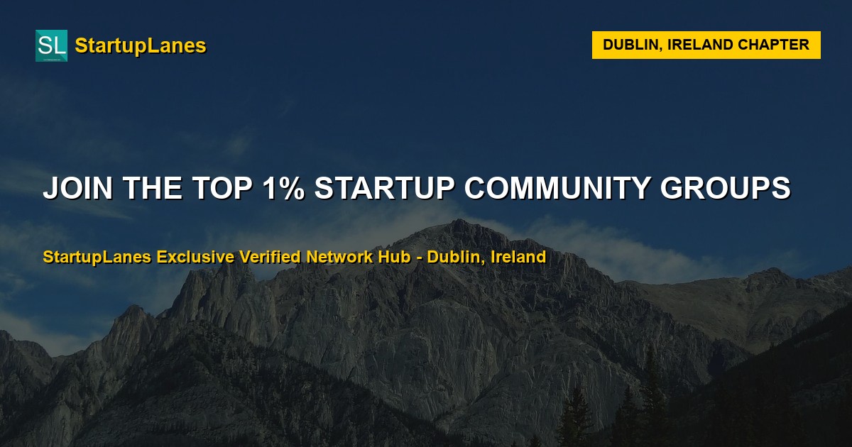 Startup WhatsApp Groups in Dublin