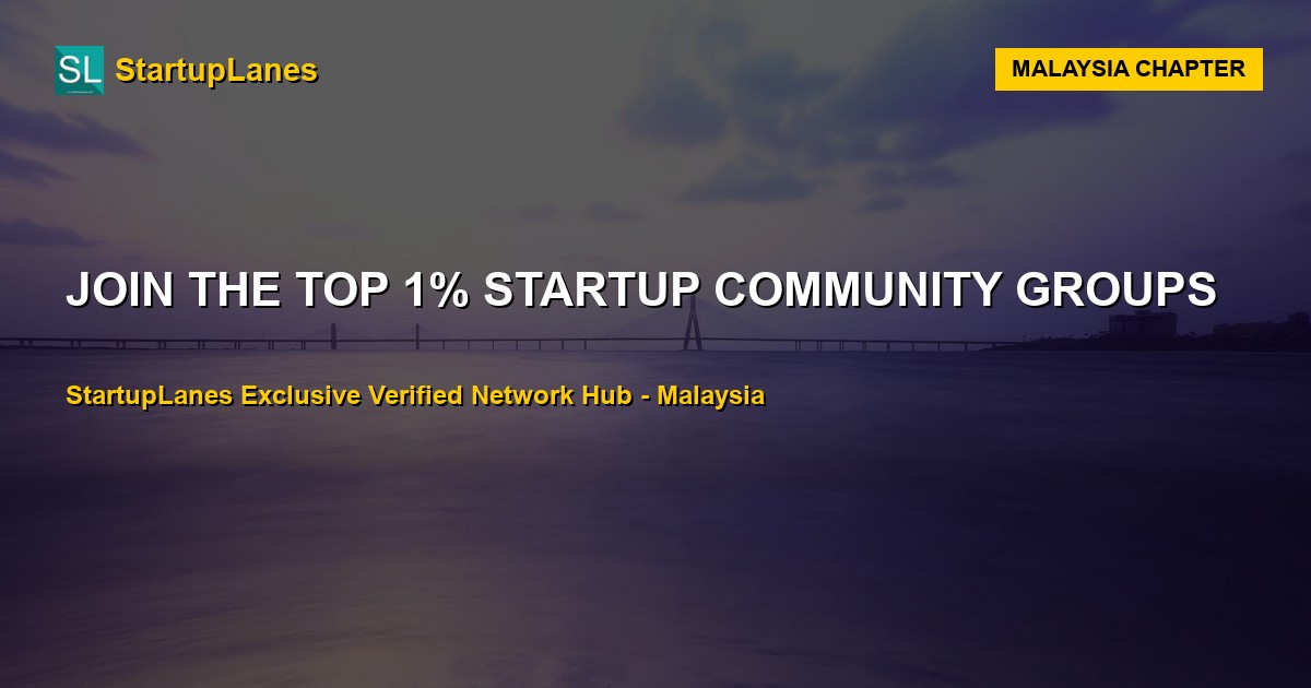 Startup WhatsApp Groups in Malaysia