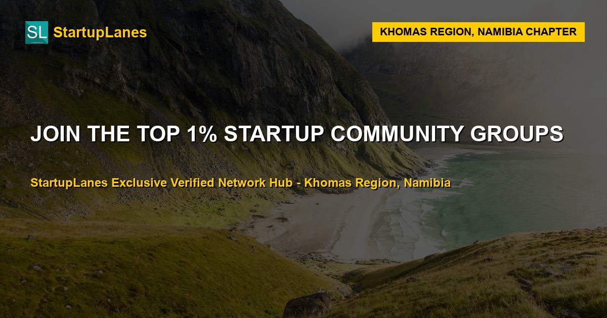 Startup WhatsApp Groups in Khomas Region