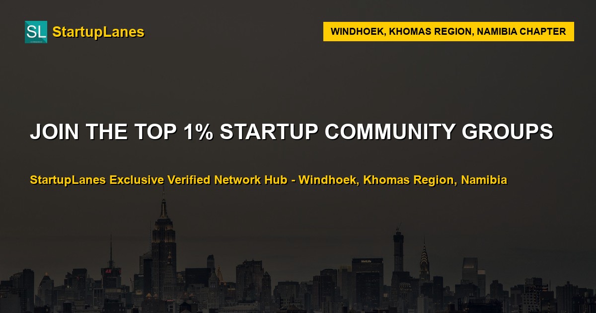 Startup WhatsApp Groups in Windhoek