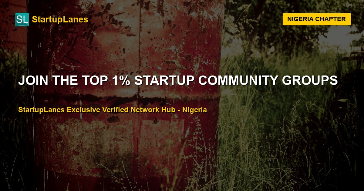 Startup WhatsApp Groups in Nigeria
