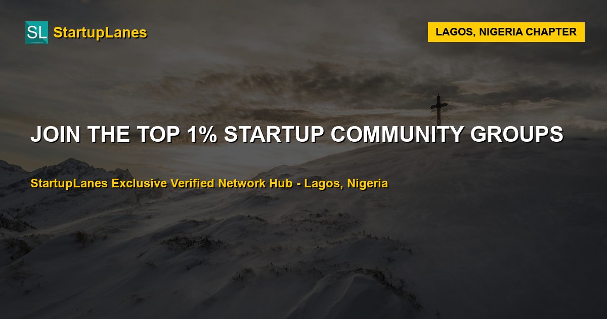 Startup WhatsApp Groups in Lagos