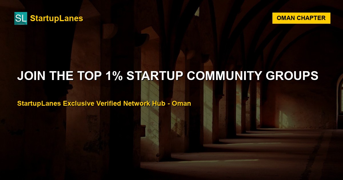 Startup WhatsApp Groups in Oman