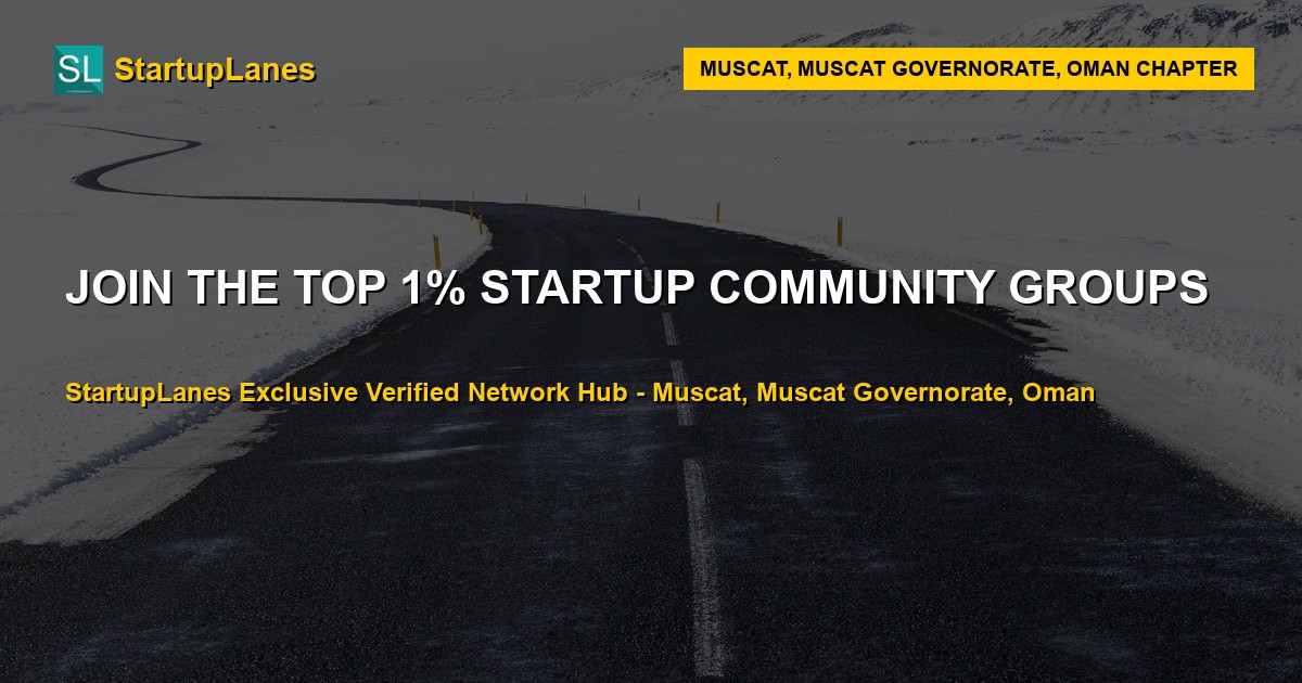 Startup WhatsApp Groups in Muscat