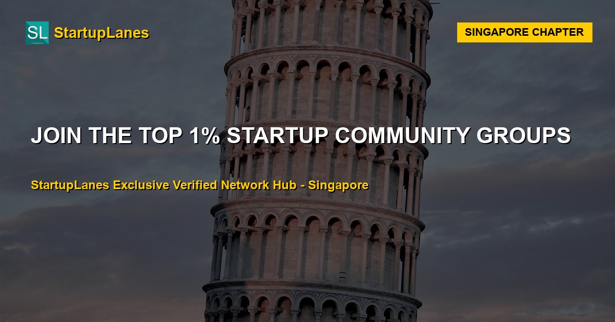 Startup WhatsApp Groups in Singapore