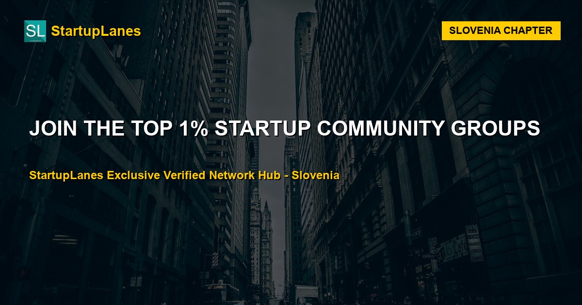 Startup WhatsApp Groups in Slovenia