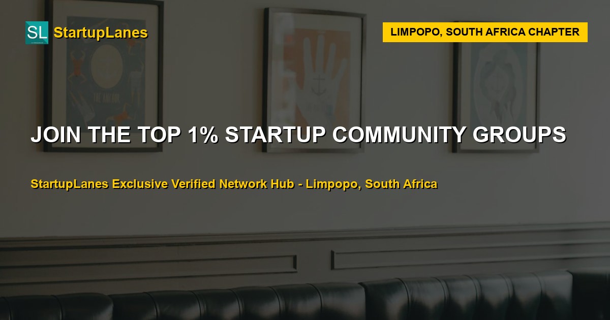 Startup WhatsApp Groups in Limpopo