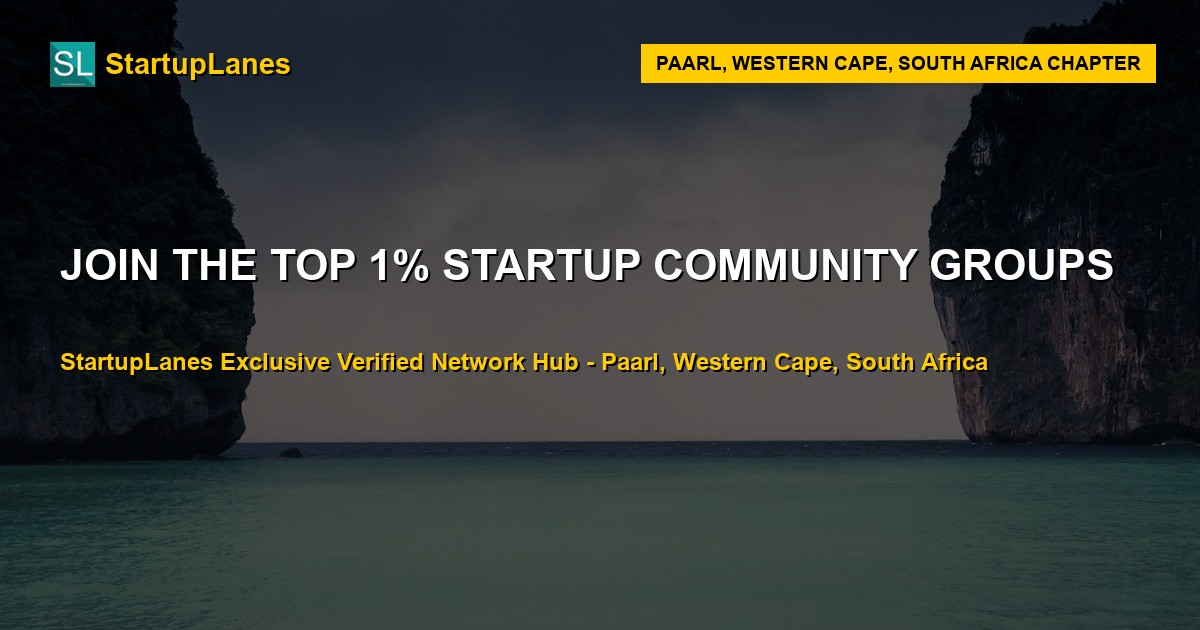 Startup WhatsApp Groups in Paarl