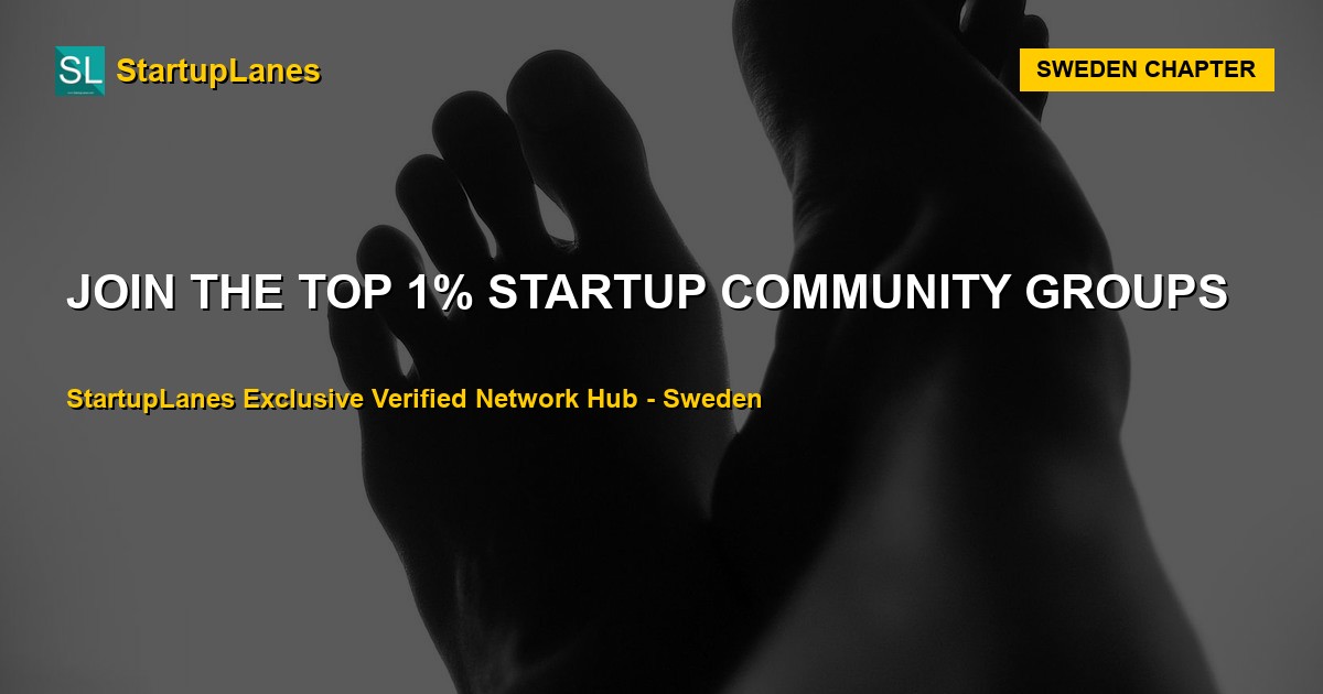 Startup WhatsApp Groups in Sweden