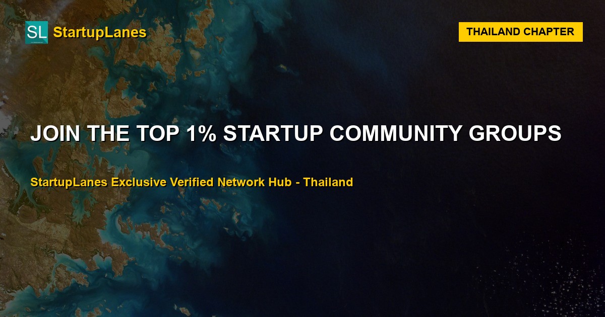 Startup WhatsApp Groups in Thailand