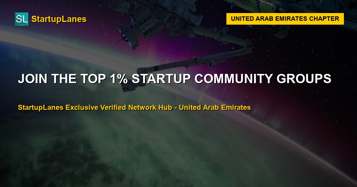 Startup WhatsApp Groups in United Arab Emirates