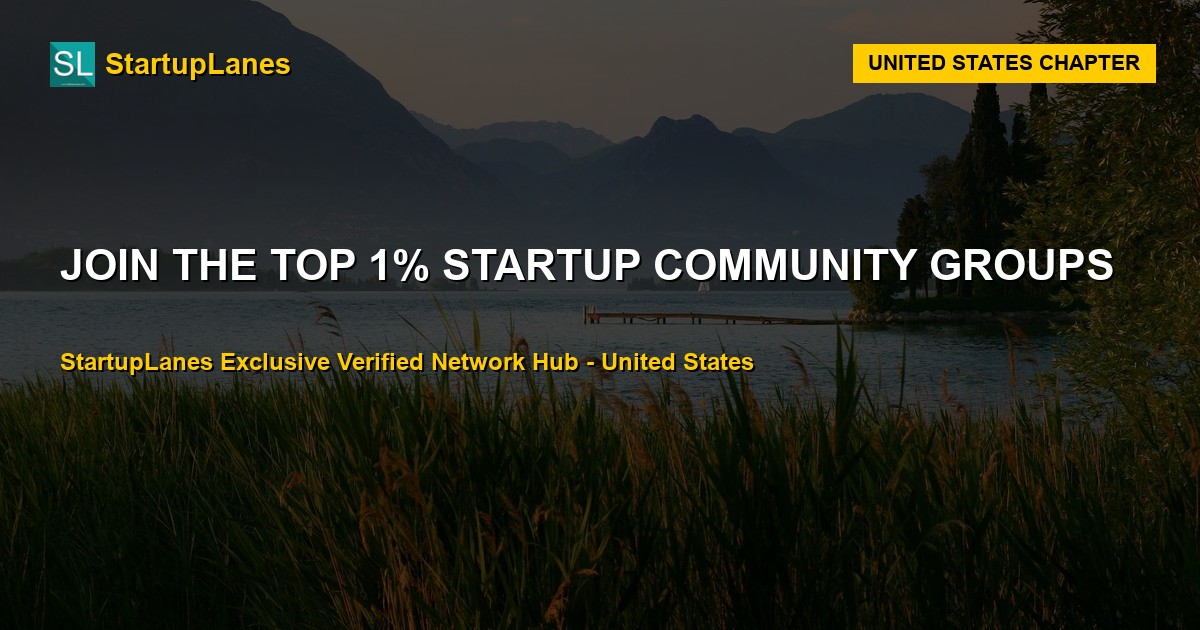 Startup WhatsApp Groups in United States